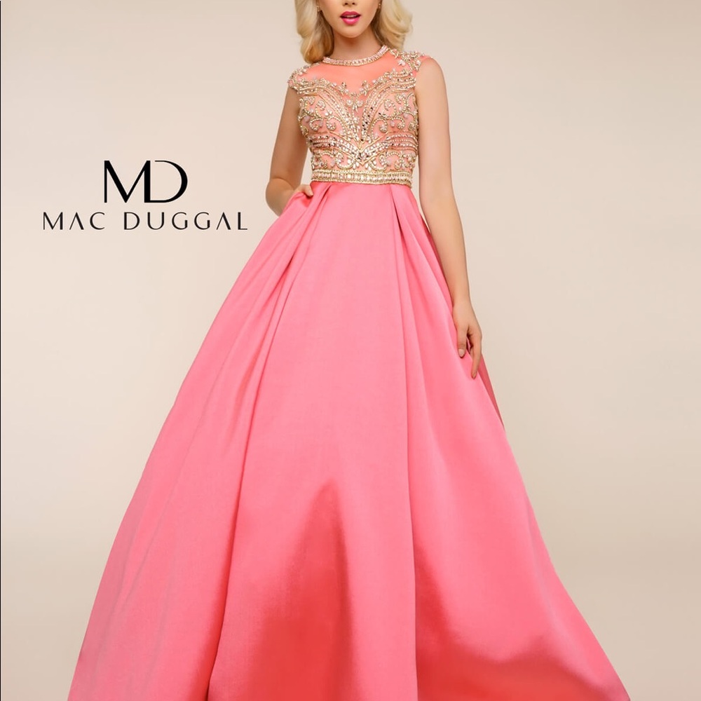 Mac Duggal 65828H Ball Gown - Prom / Pageant sz 2